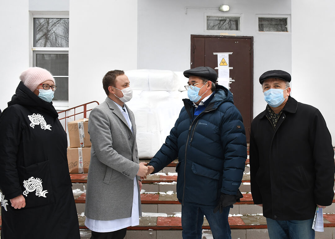 Vurnarskiy zavodidan tuman kasalxonasiga an'anaviy yordam
